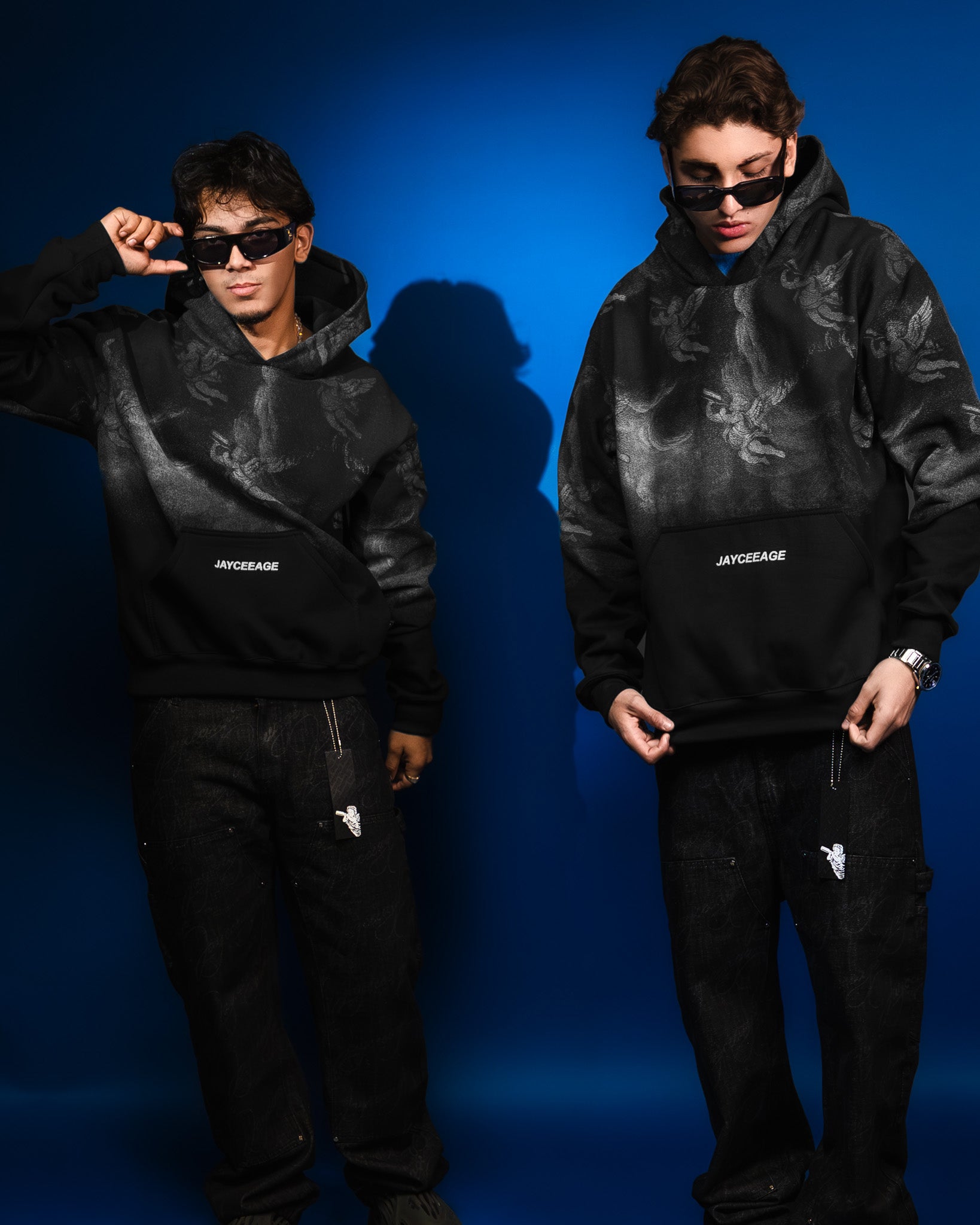 SKY BLACK HOODIE