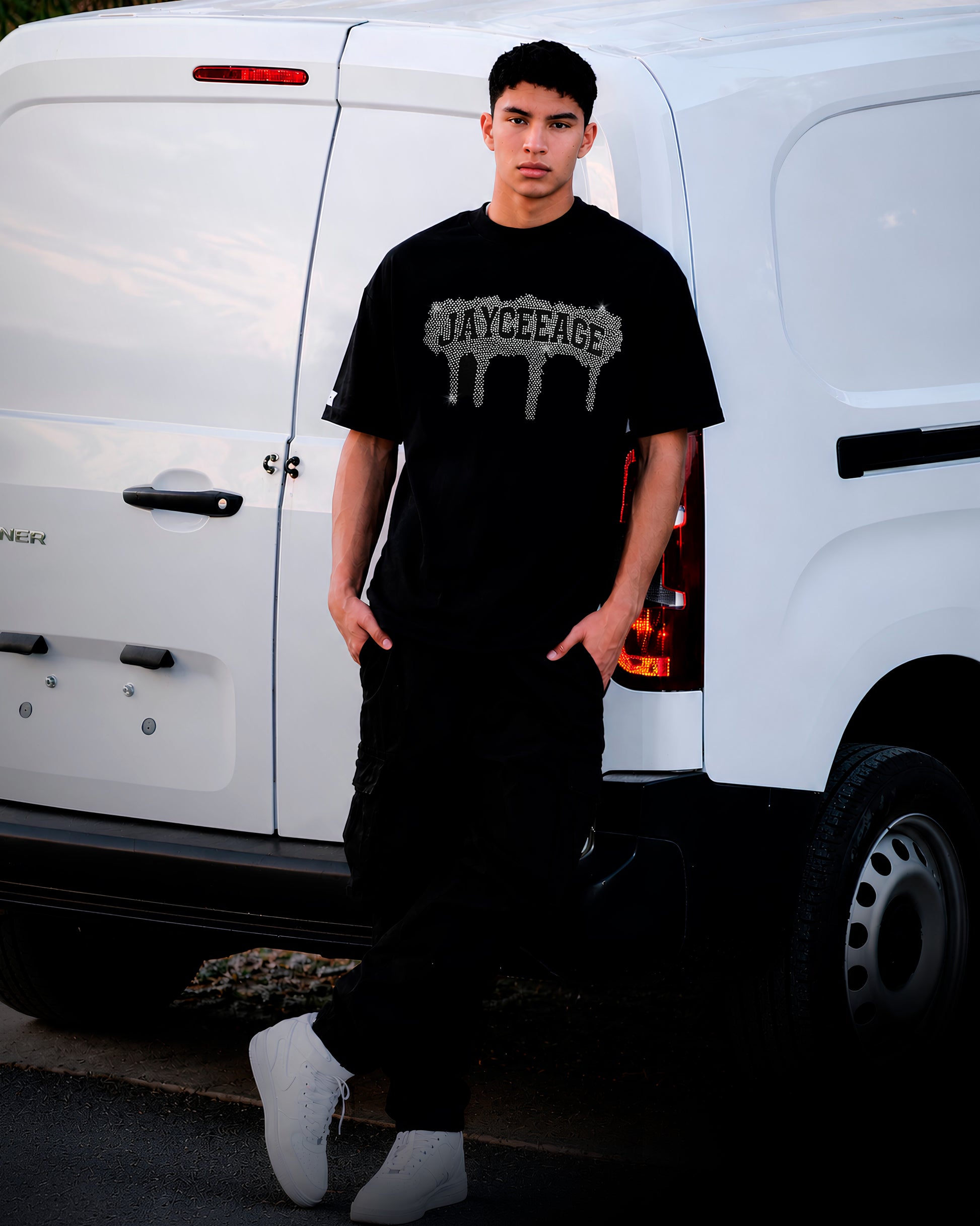 SILVER CRYSTAL TEE