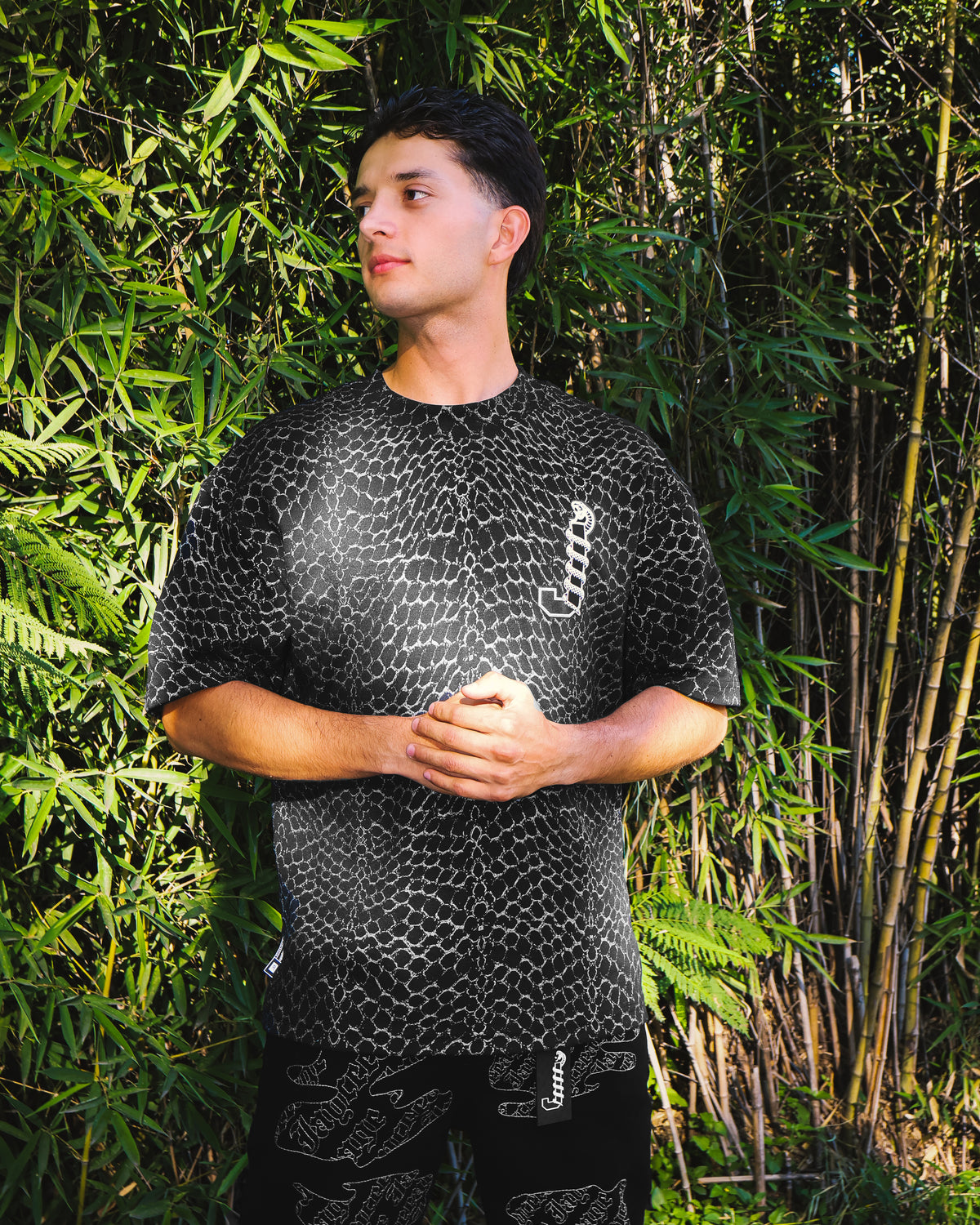 SNAKE FULL PRINT TEE