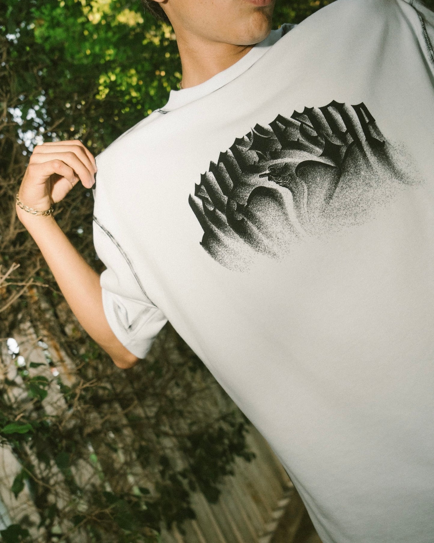 BRUSH WHITE TEE