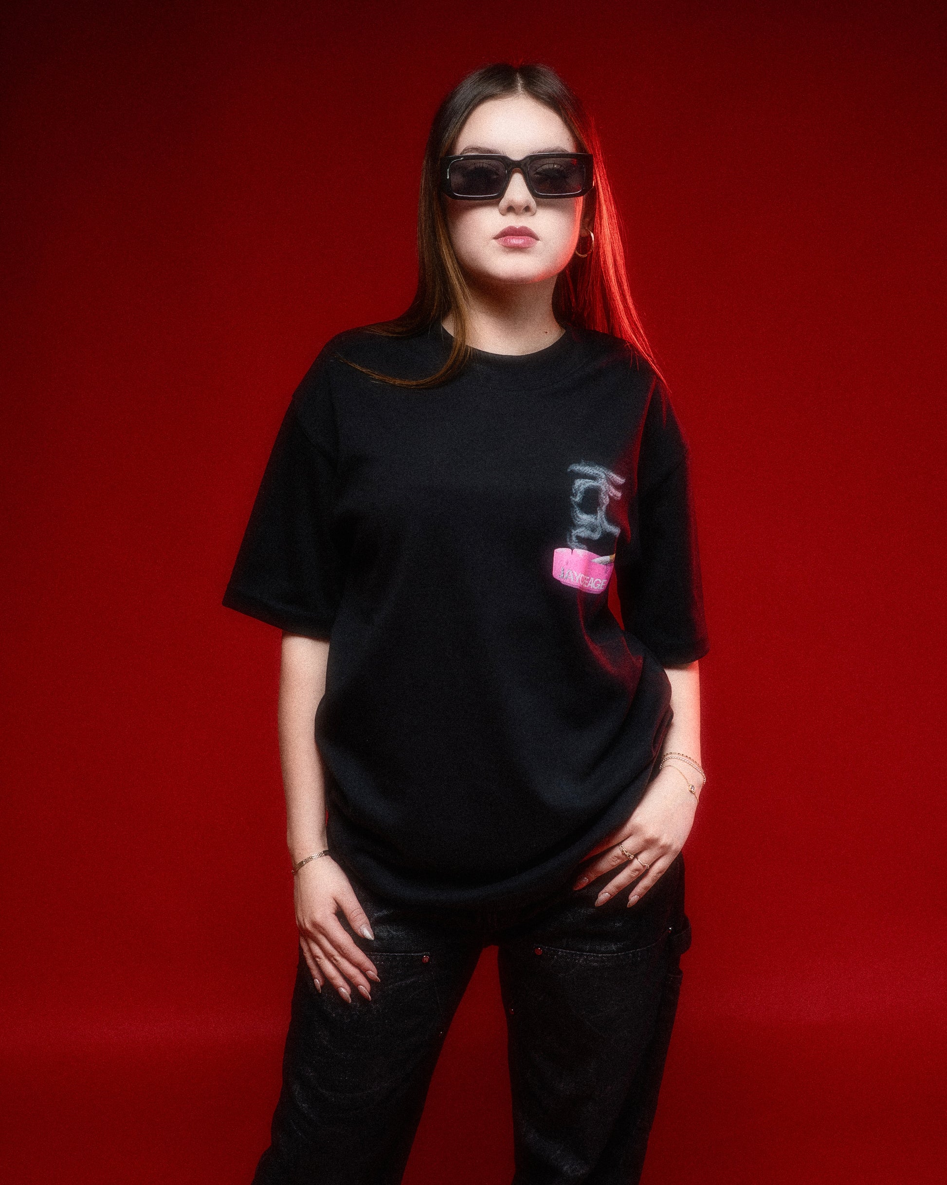 SMOKE HEART TEE