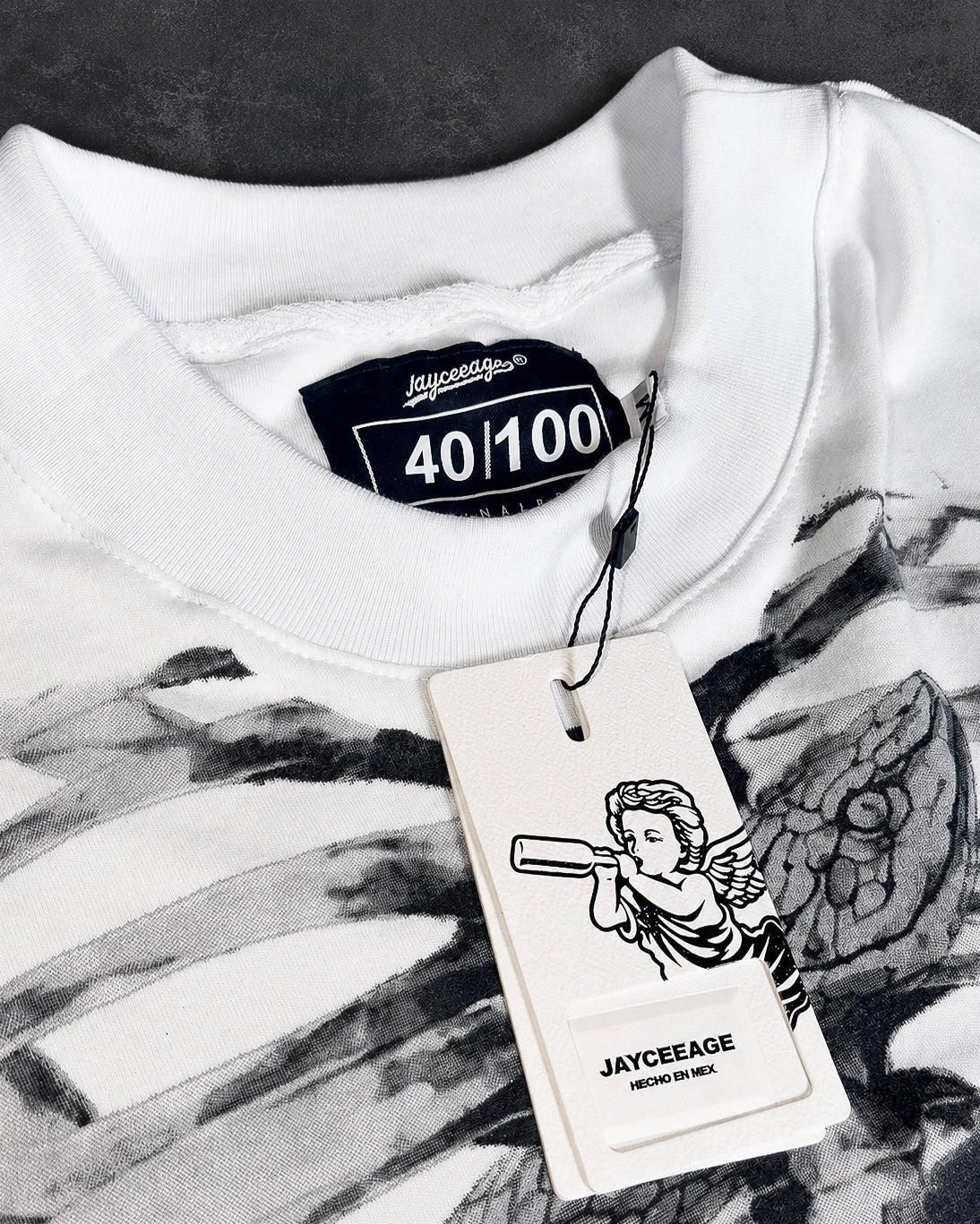 SKELETON WHITE TEE