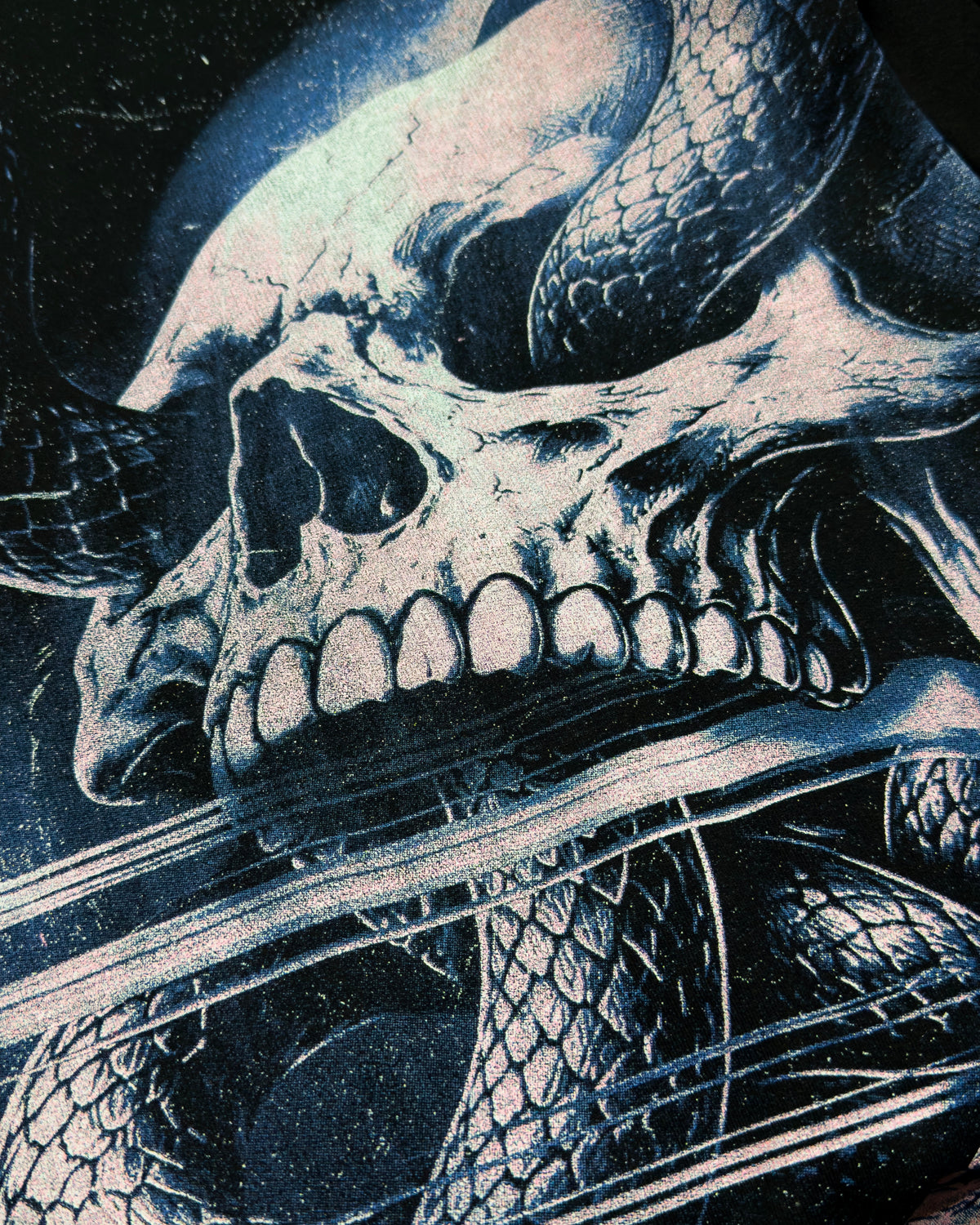 SKULL DOUBLE ZIP HOODIE