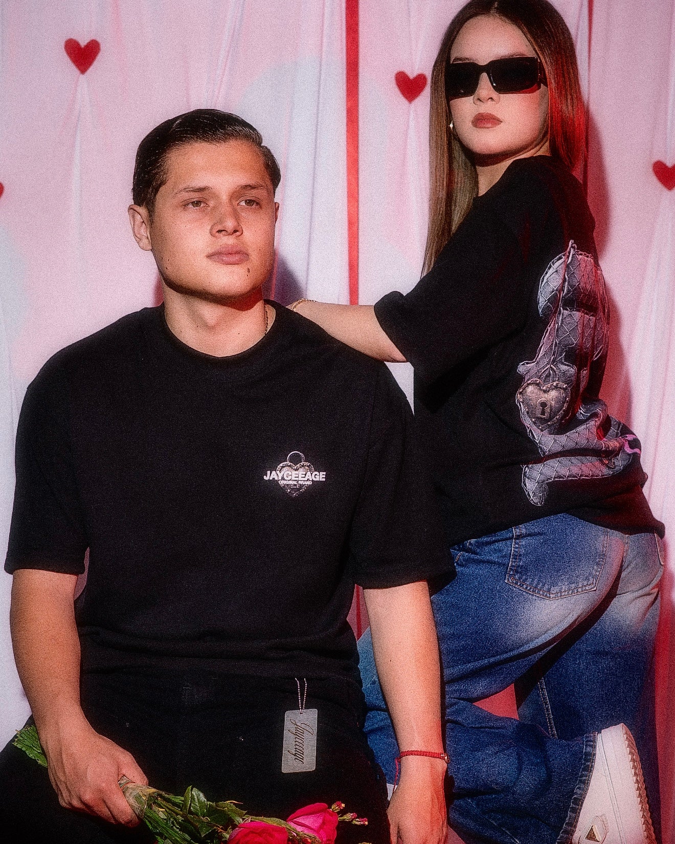LOCKED HEART TEE