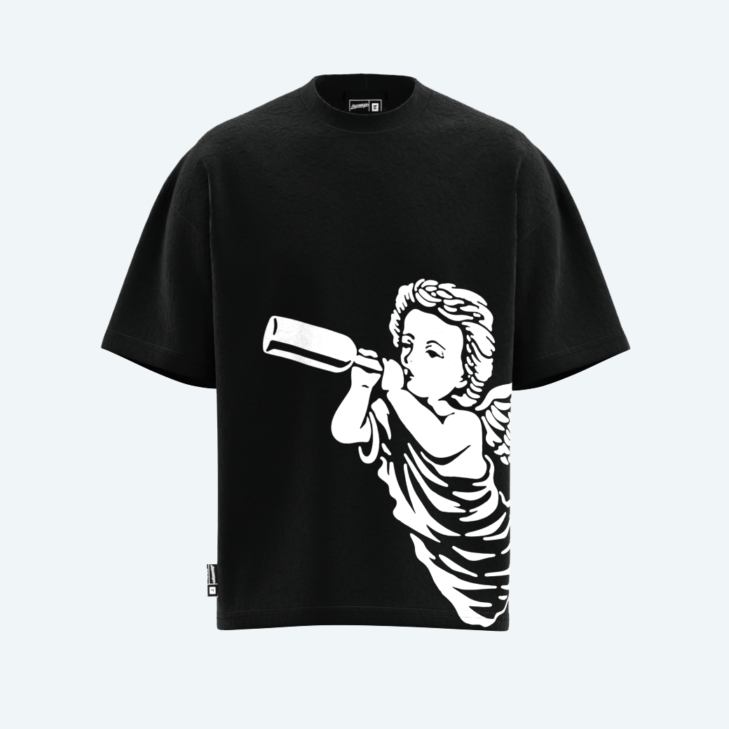 ANGEL BLACK TEE