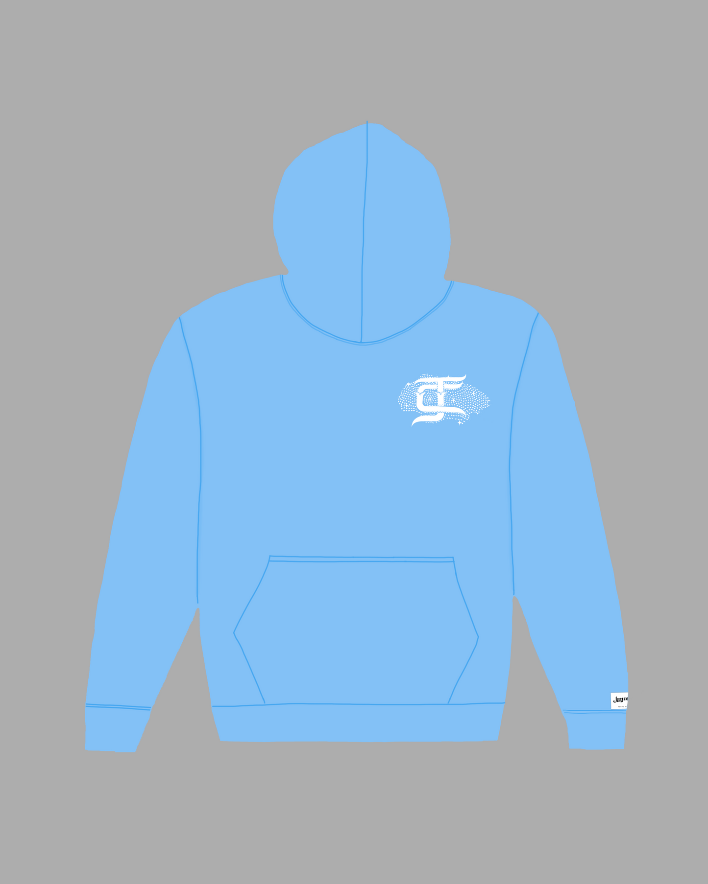 ANGEL ON CLOUDS BLUE HOODIE