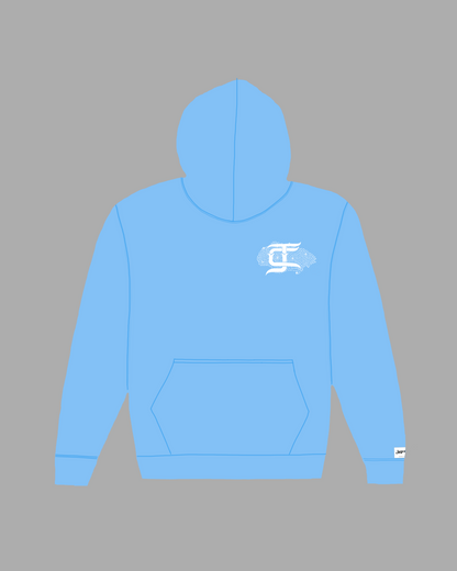 ANGEL ON CLOUDS BLUE HOODIE