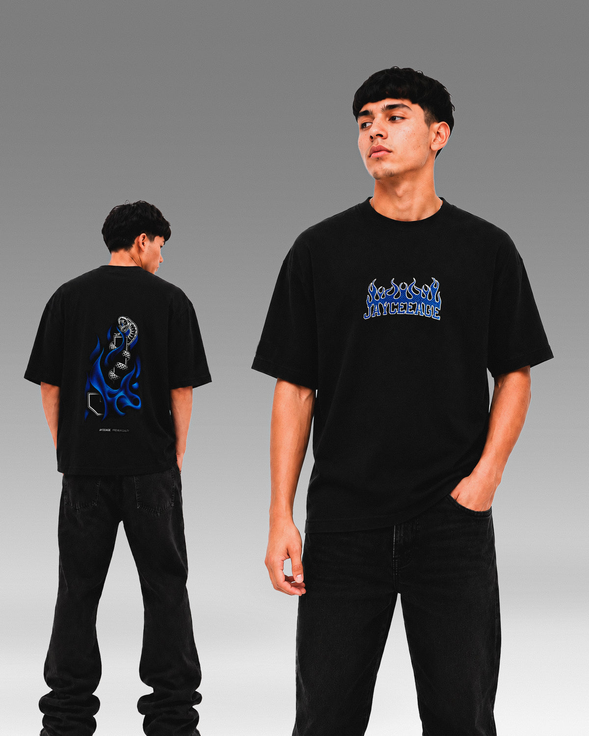FLAMES SNAKE TEE