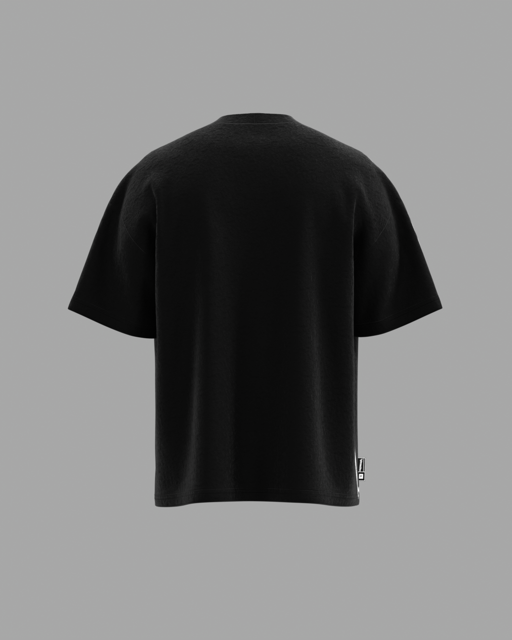 BRUSH BLACK TEE