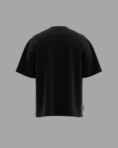 BRUSH BLACK TEE