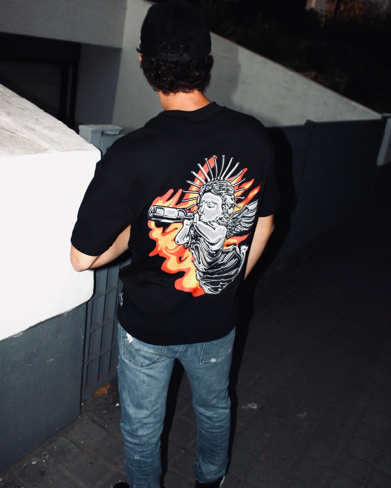 ANGEL ON FIRE TEE