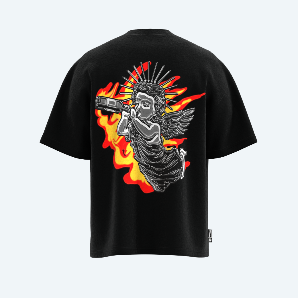 ANGEL ON FIRE TEE