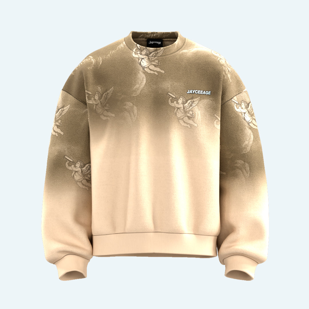 HEAVENS BEIGE CREWNECK