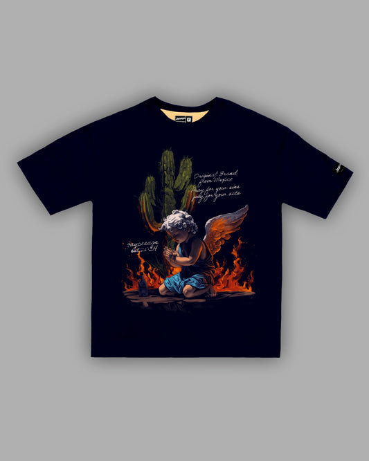 ANGEL IN FLAMES TEE