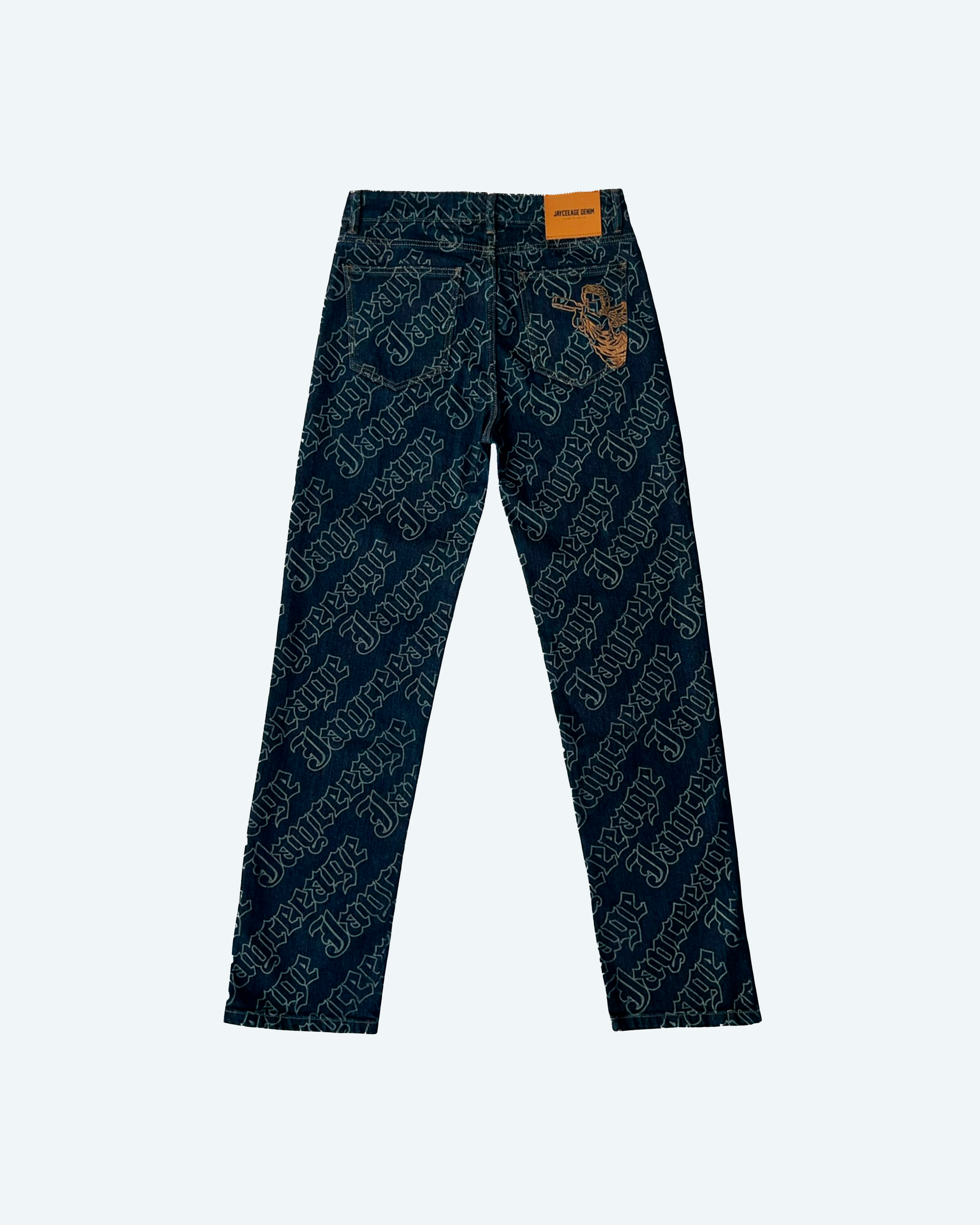 FULL PRINT JEANS