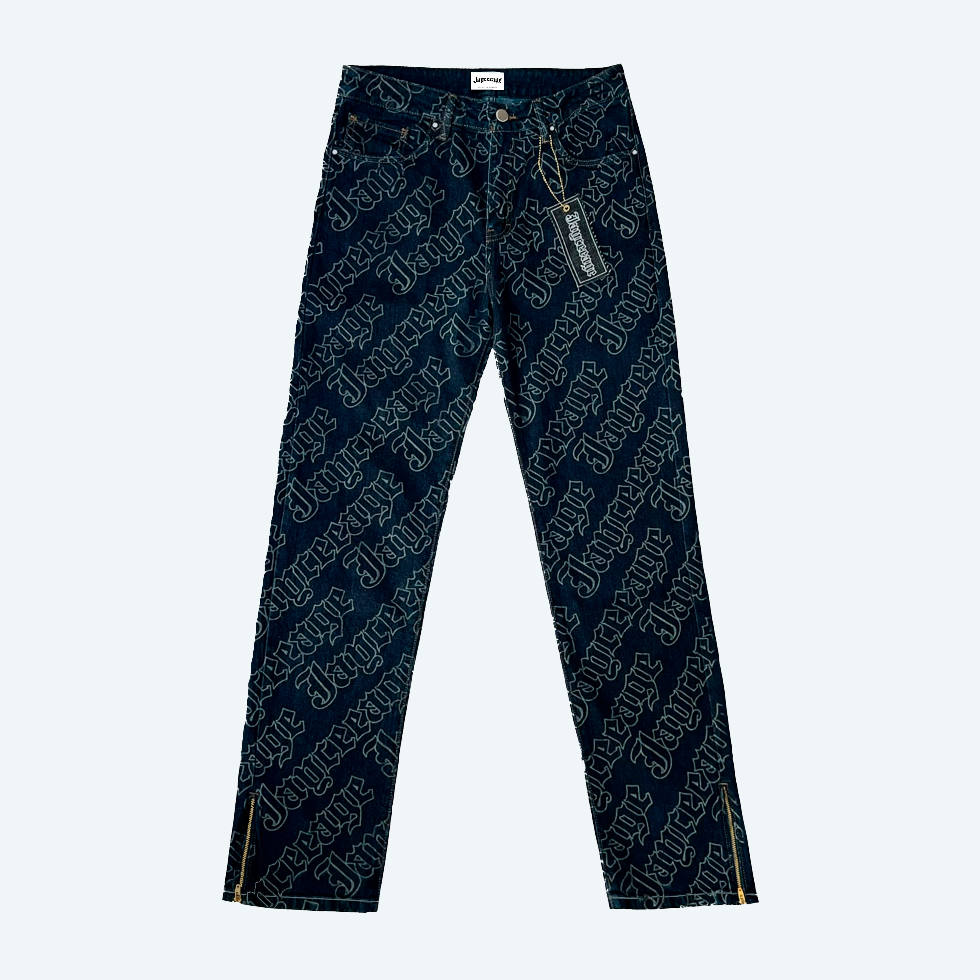 FULL PRINT JEANS
