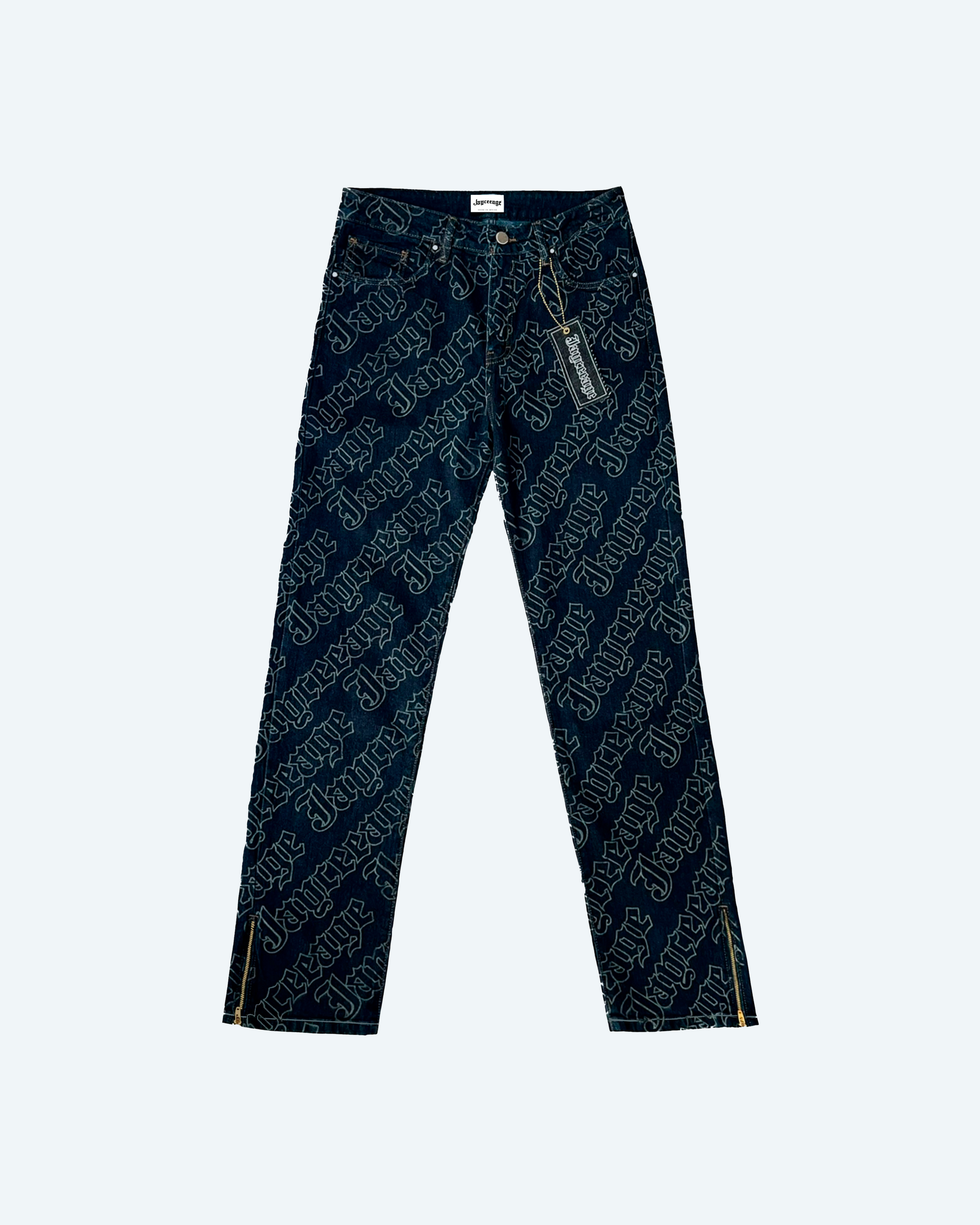 FULL PRINT JEANS