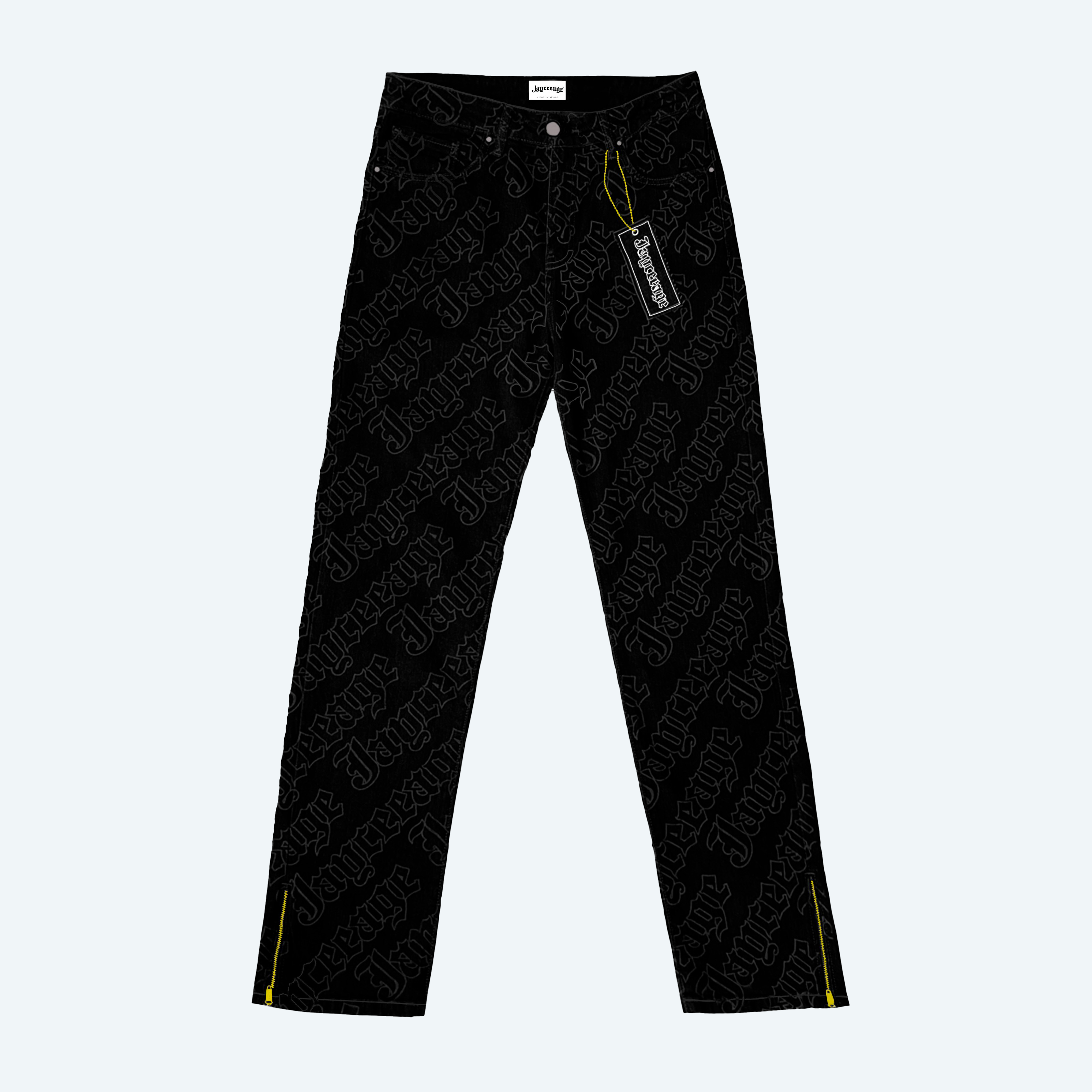 TOTAL BLACK JEANS