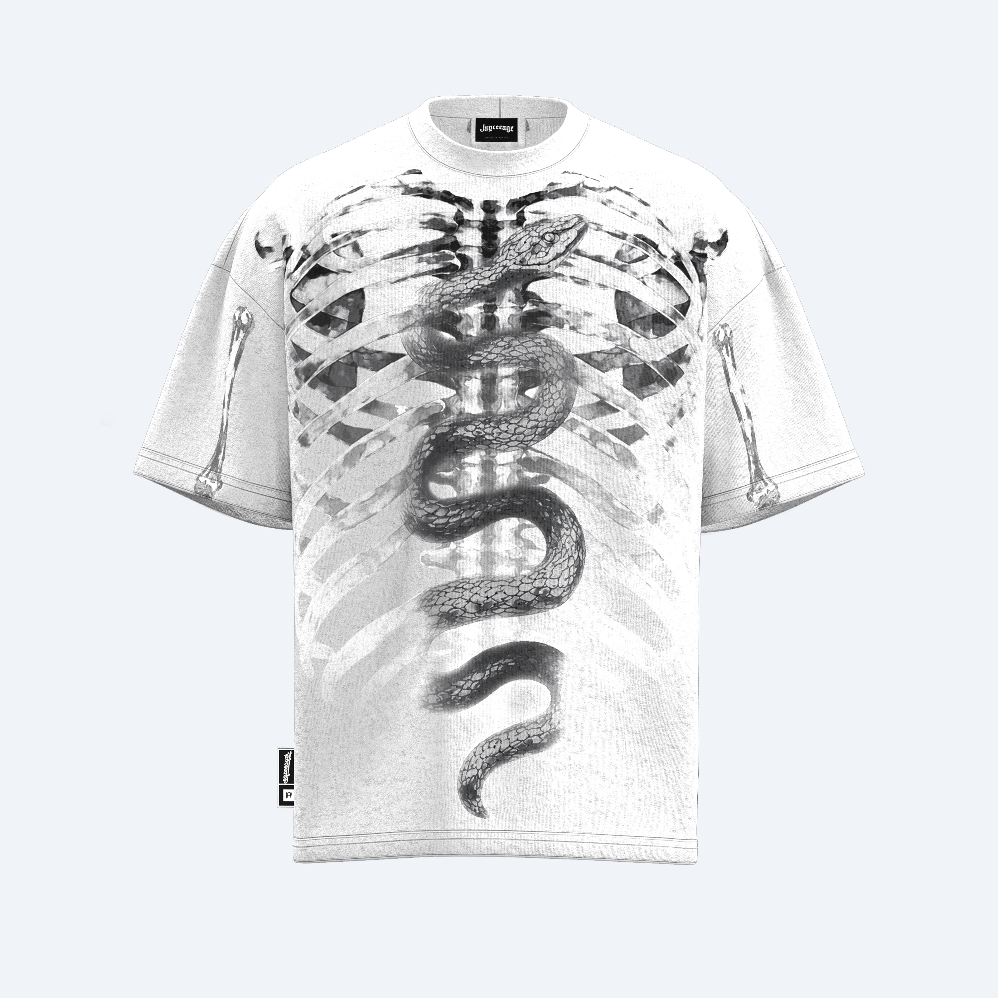 SKELETON WHITE TEE