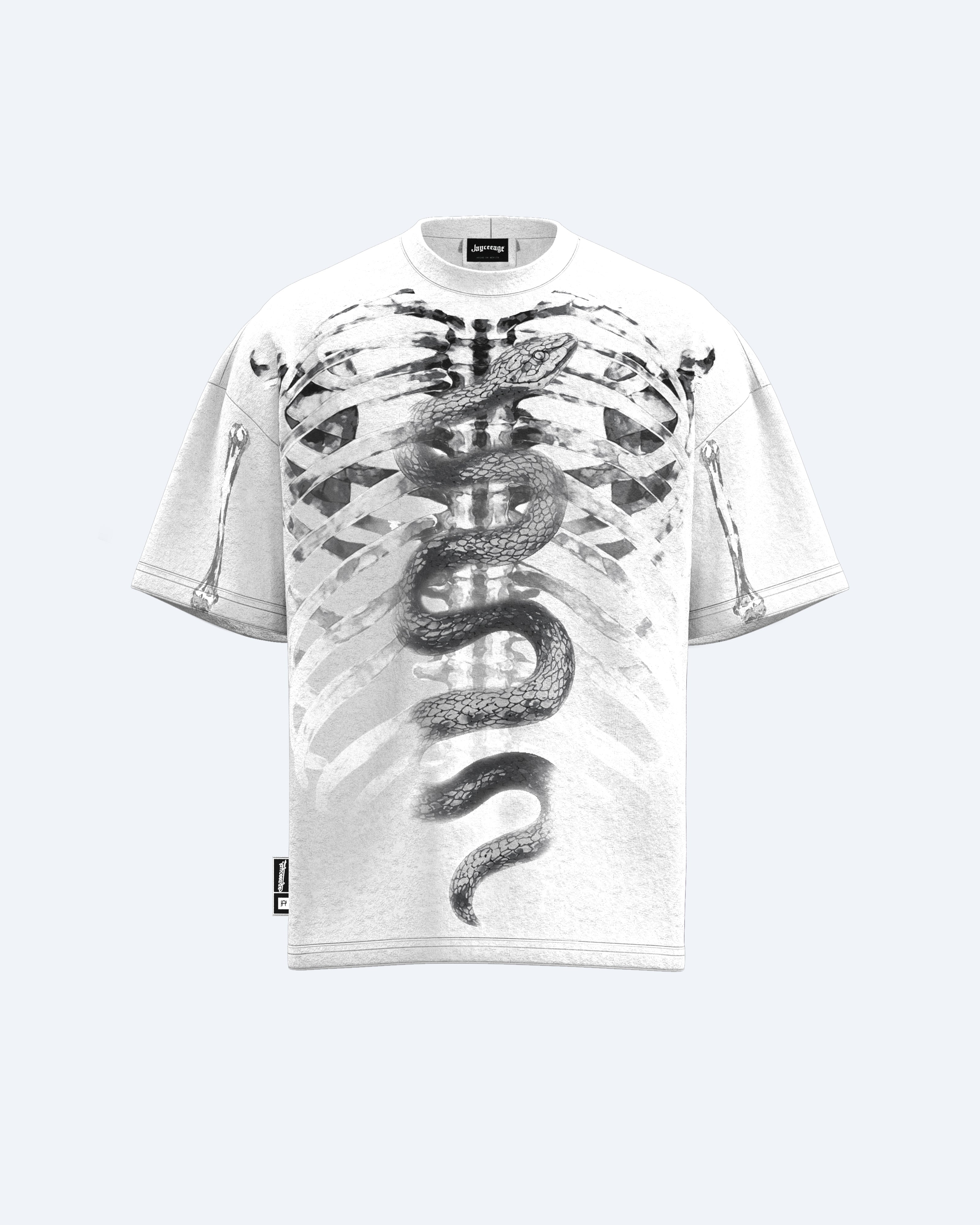 SKELETON WHITE TEE (SALDOS)