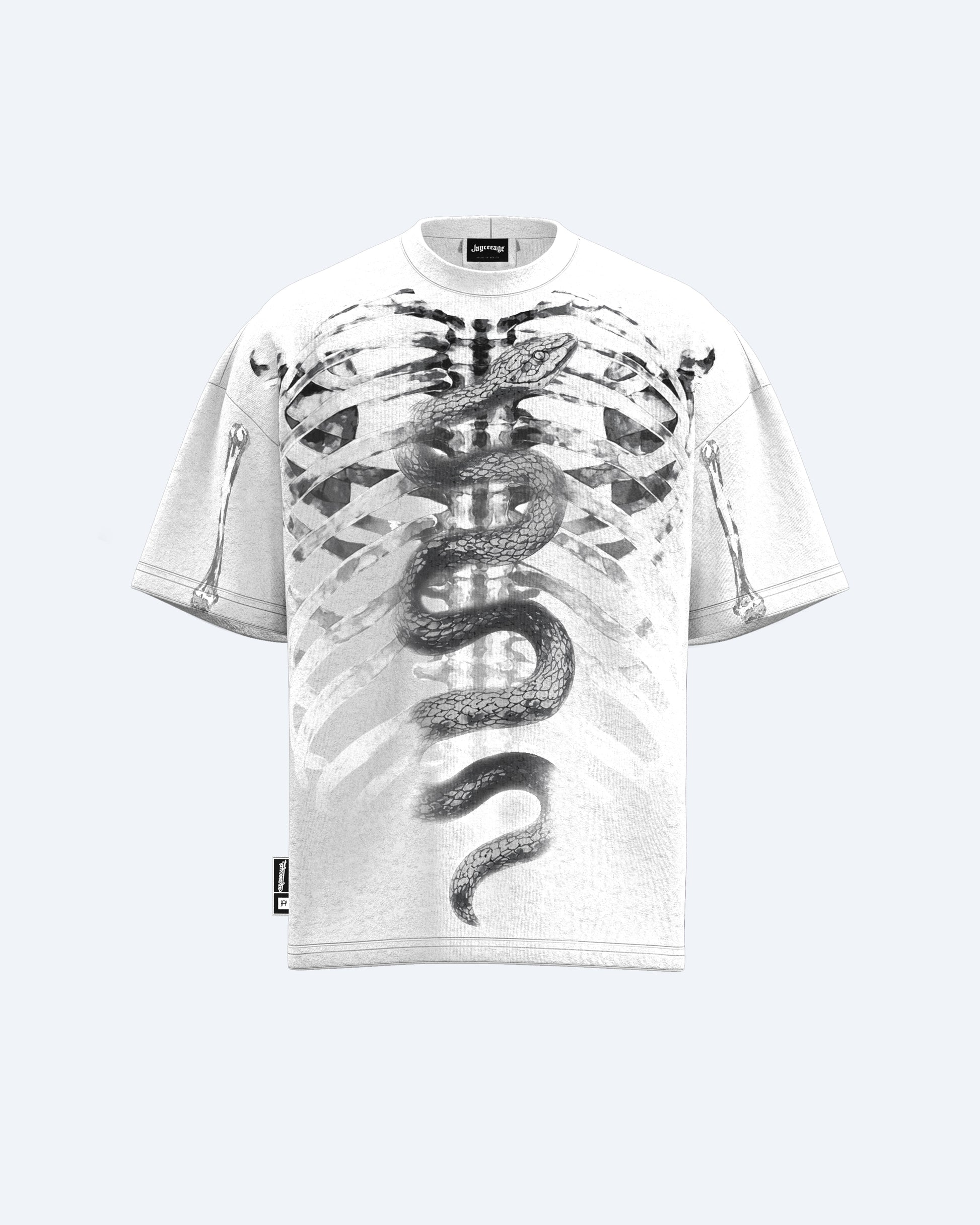 SKELETON WHITE TEE (SALDOS)