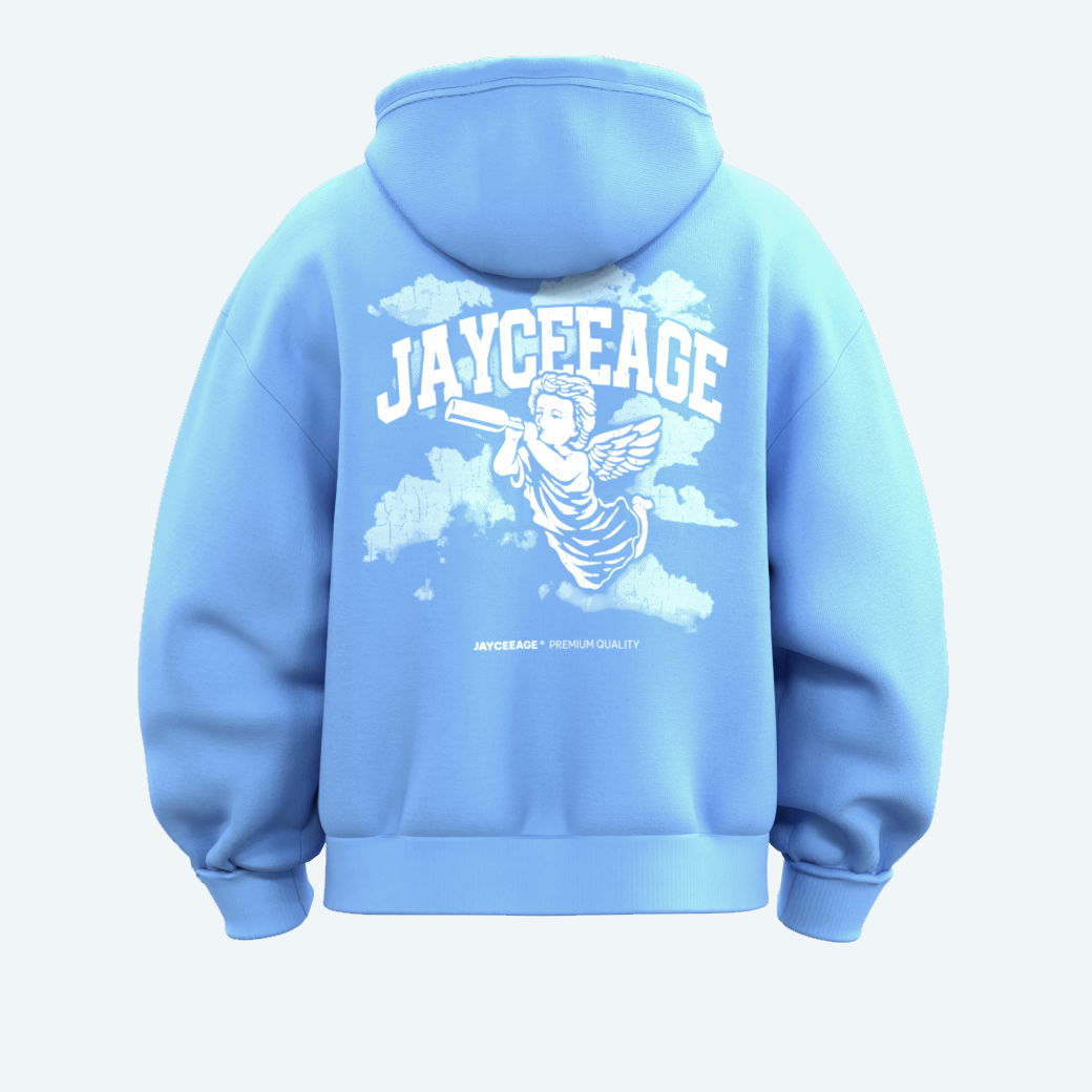 ANGEL ON CLOUDS BLUE HOODIE