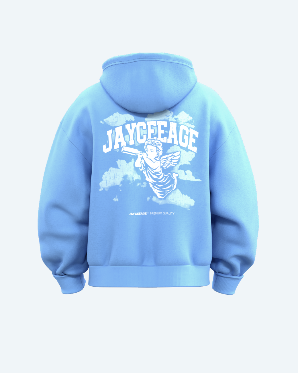 ANGEL ON CLOUDS BLUE HOODIE