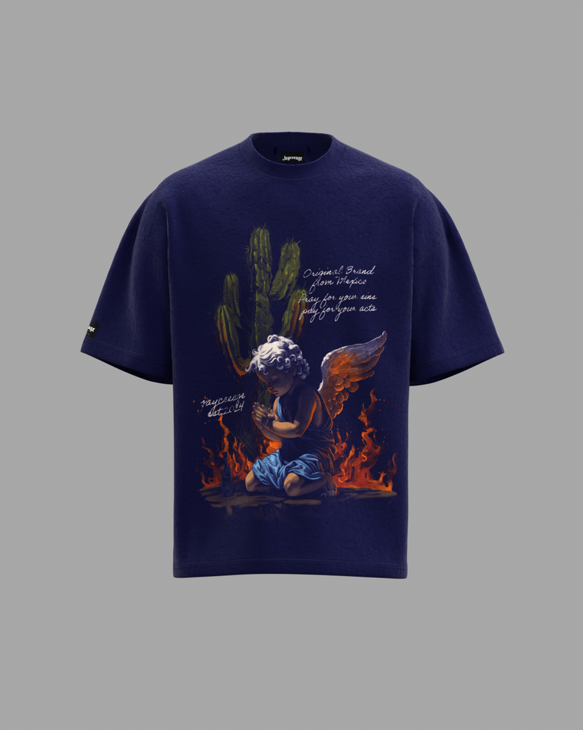 ANGEL IN FLAMES TEE