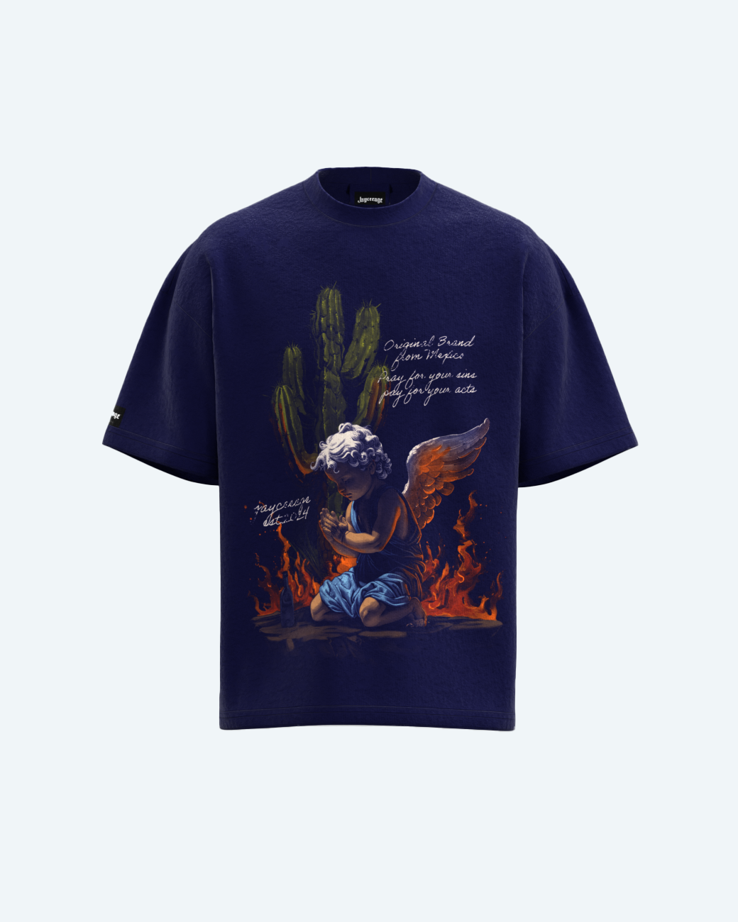 ANGEL IN FLAMES TEE