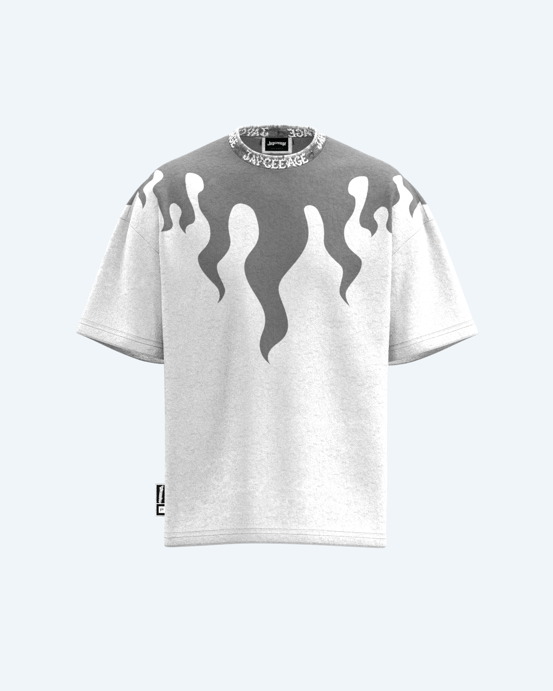 FLAMES COLLAR TEE